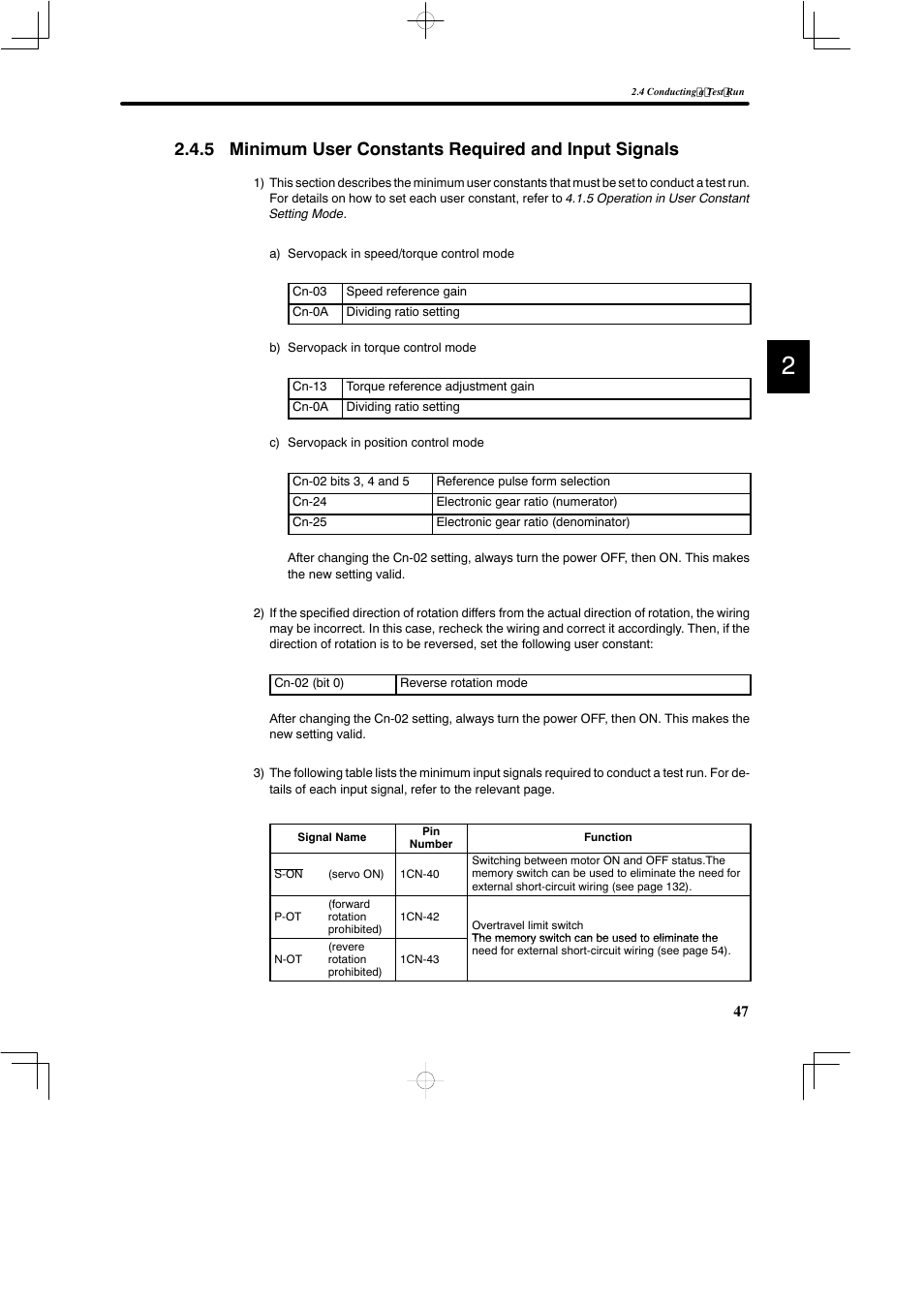Yaskawa DR2 Sigma Servo User Manual | Page 61 / 513