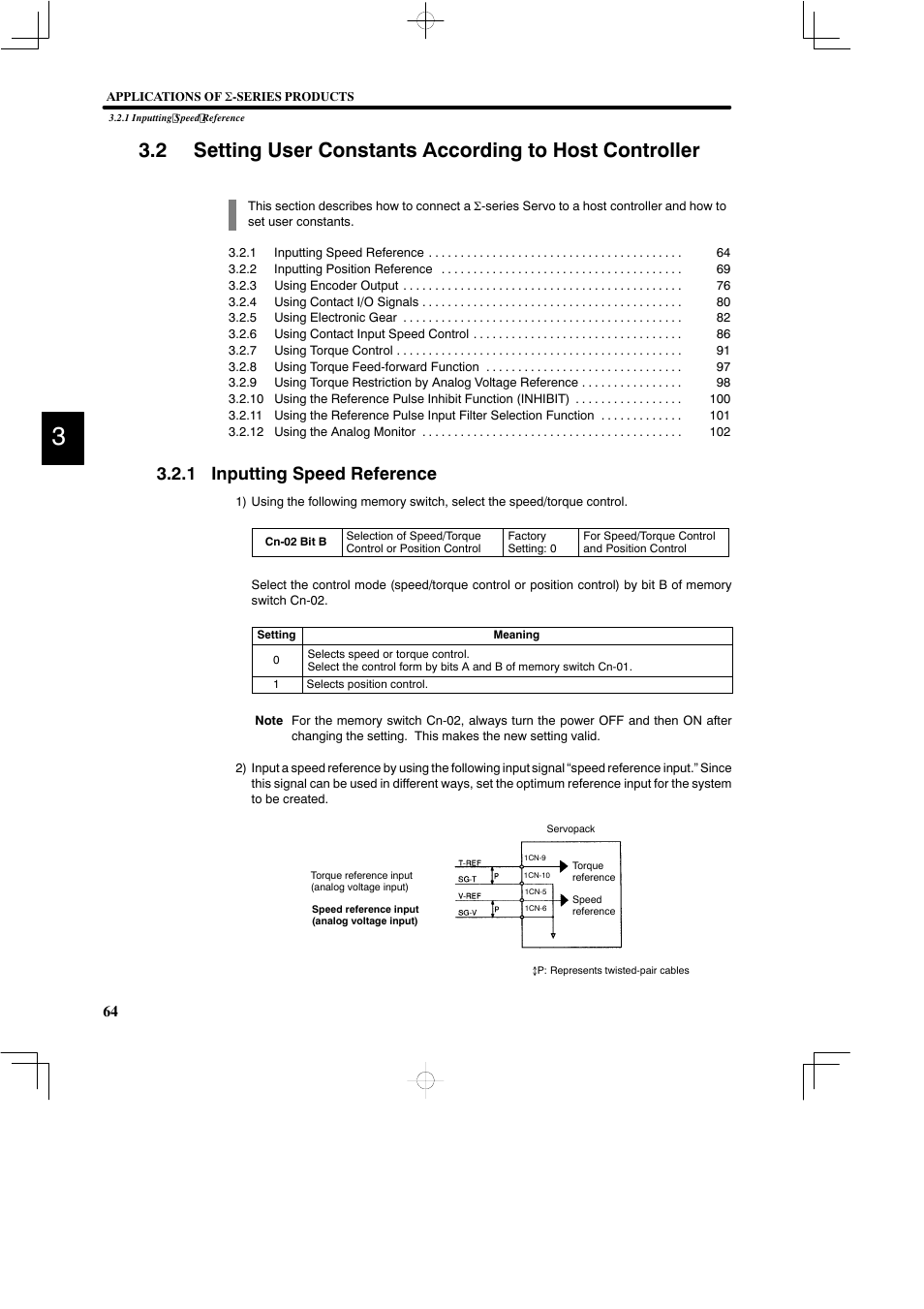 1 inputting speed reference | Yaskawa DR2 Sigma Servo User Manual | Page 77 / 513