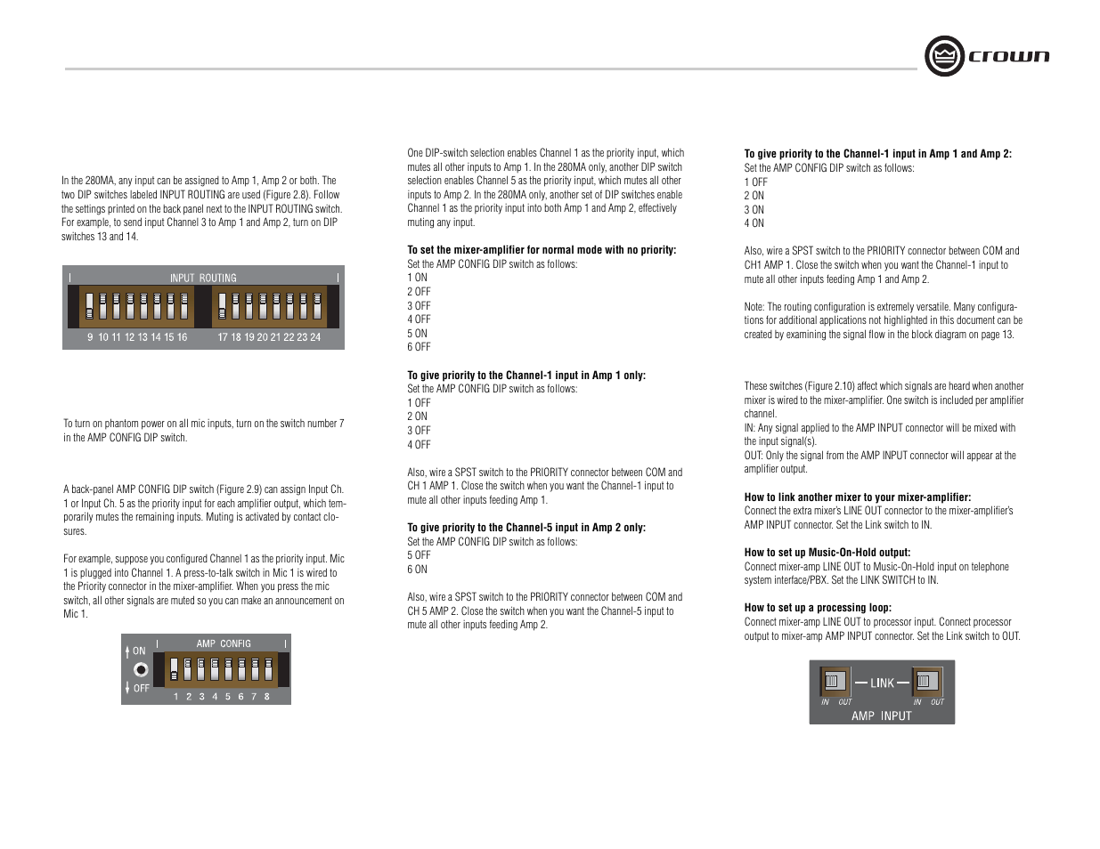 Crown Audio 180MA User Manual | Page 11 / 20
