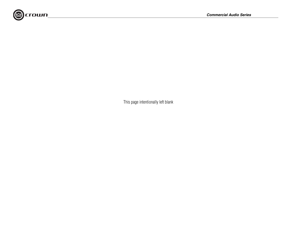 Crown Audio 160MA User Manual | Page 18 / 24