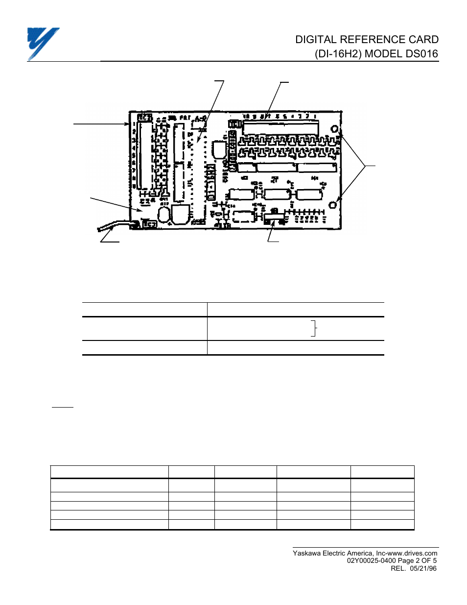 Yaskawa DI-16H2 User Manual | Page 2 / 5