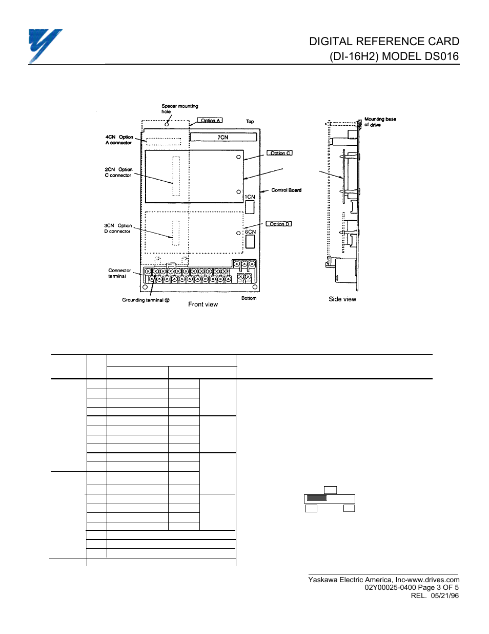 Yaskawa DI-16H2 User Manual | Page 3 / 5