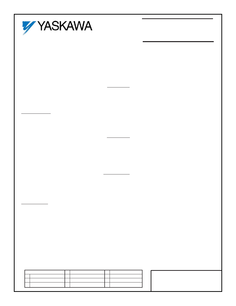 Yaskawa DS388 User Manual | 6 pages