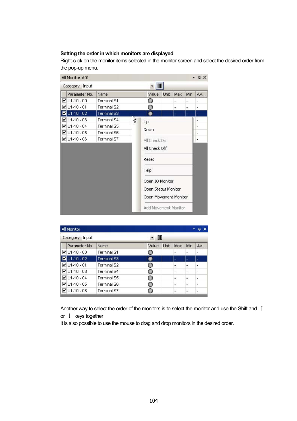 Yaskawa DriveWizard Plus User Manual | Page 104 / 198