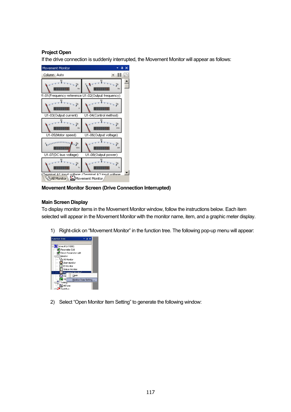 Yaskawa DriveWizard Plus User Manual | Page 117 / 198