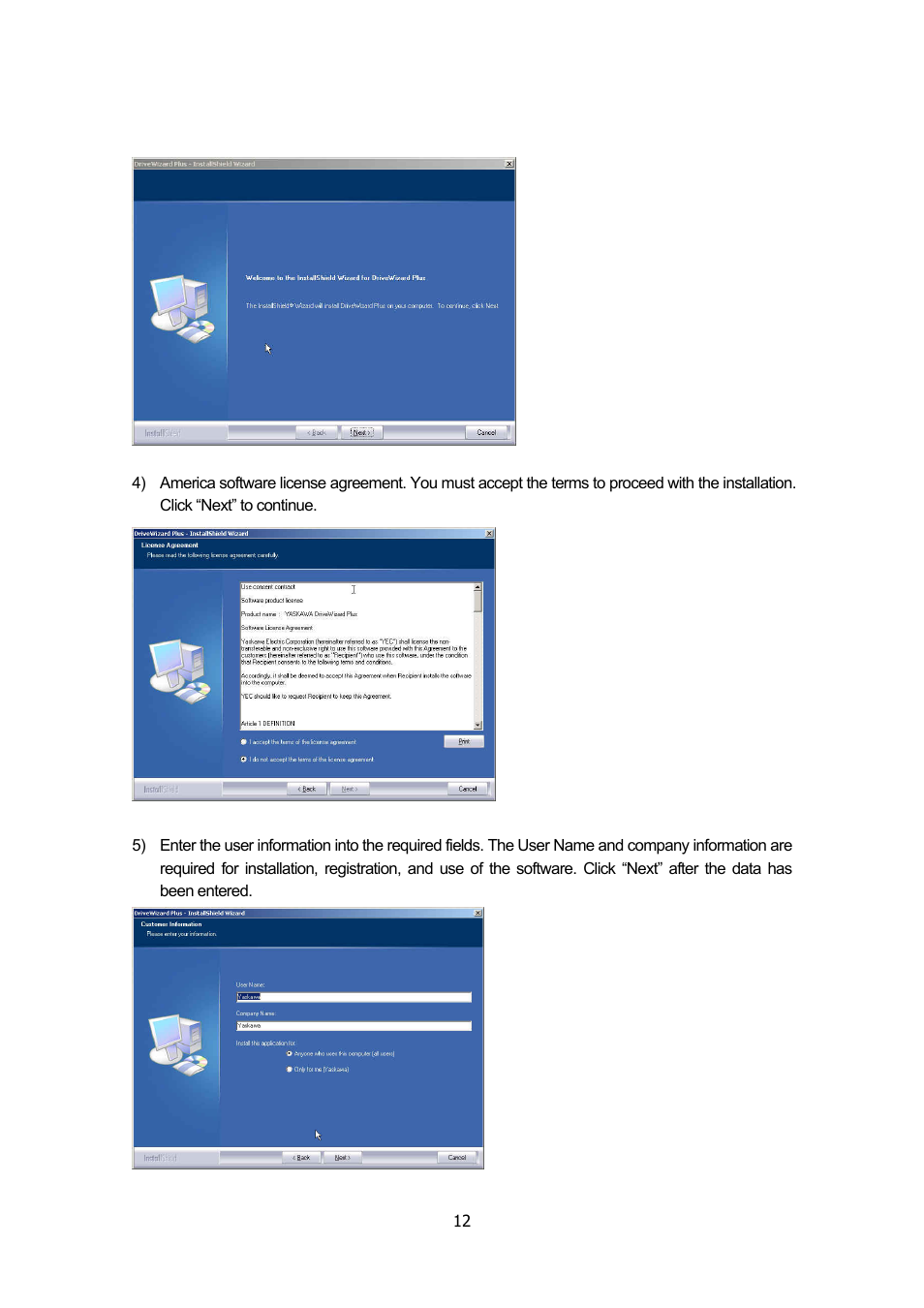 Yaskawa DriveWizard Plus User Manual | Page 12 / 198