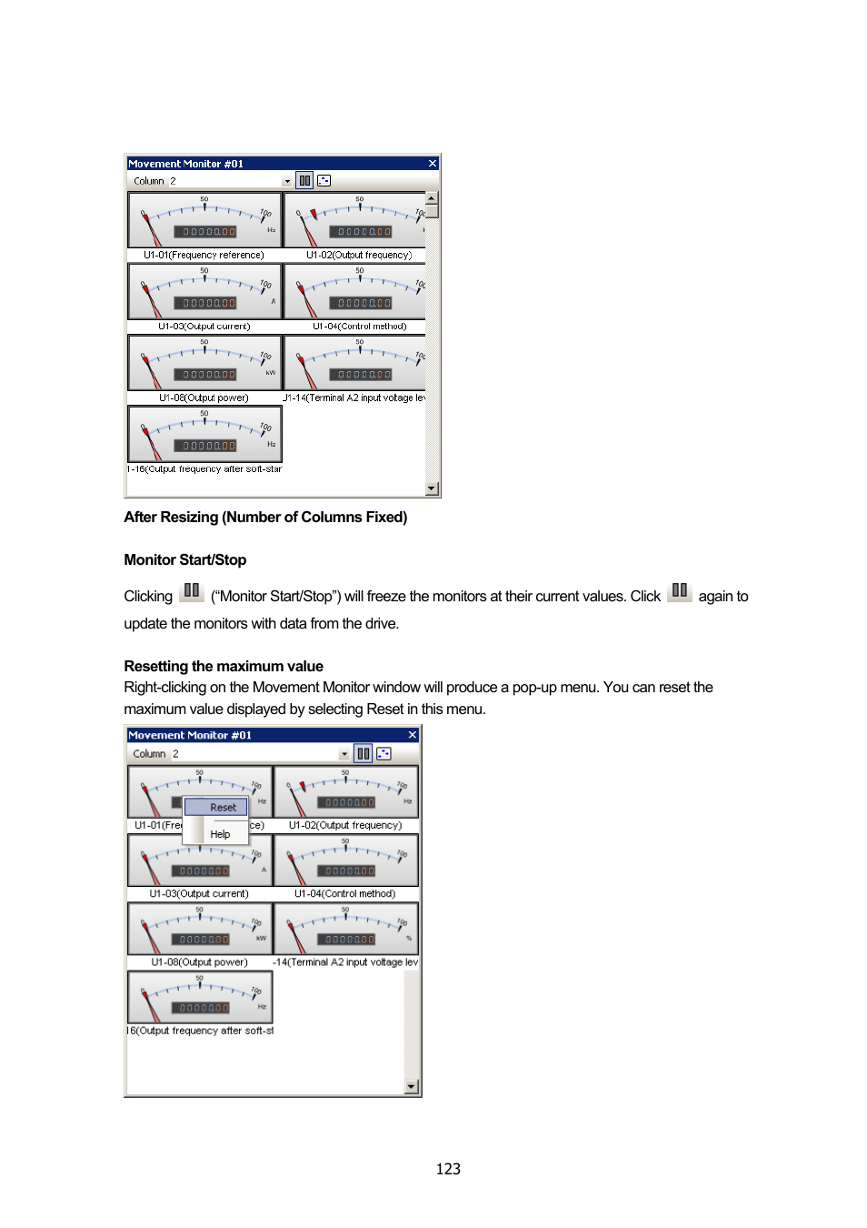 Yaskawa DriveWizard Plus User Manual | Page 123 / 198