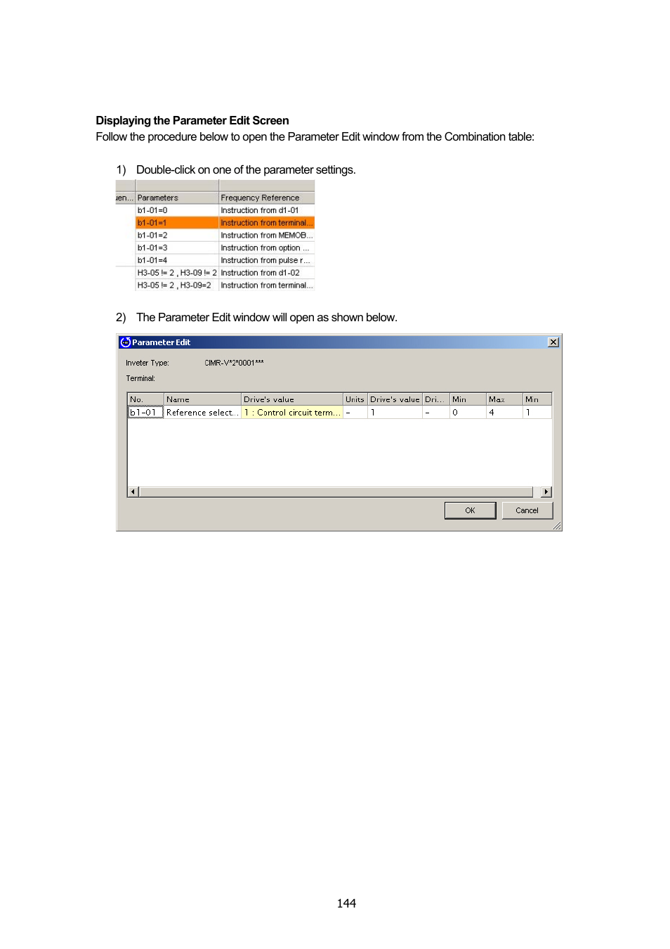 Yaskawa DriveWizard Plus User Manual | Page 144 / 198