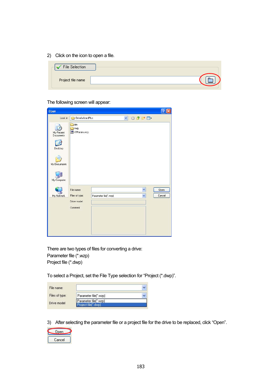 Yaskawa DriveWizard Plus User Manual | Page 183 / 198