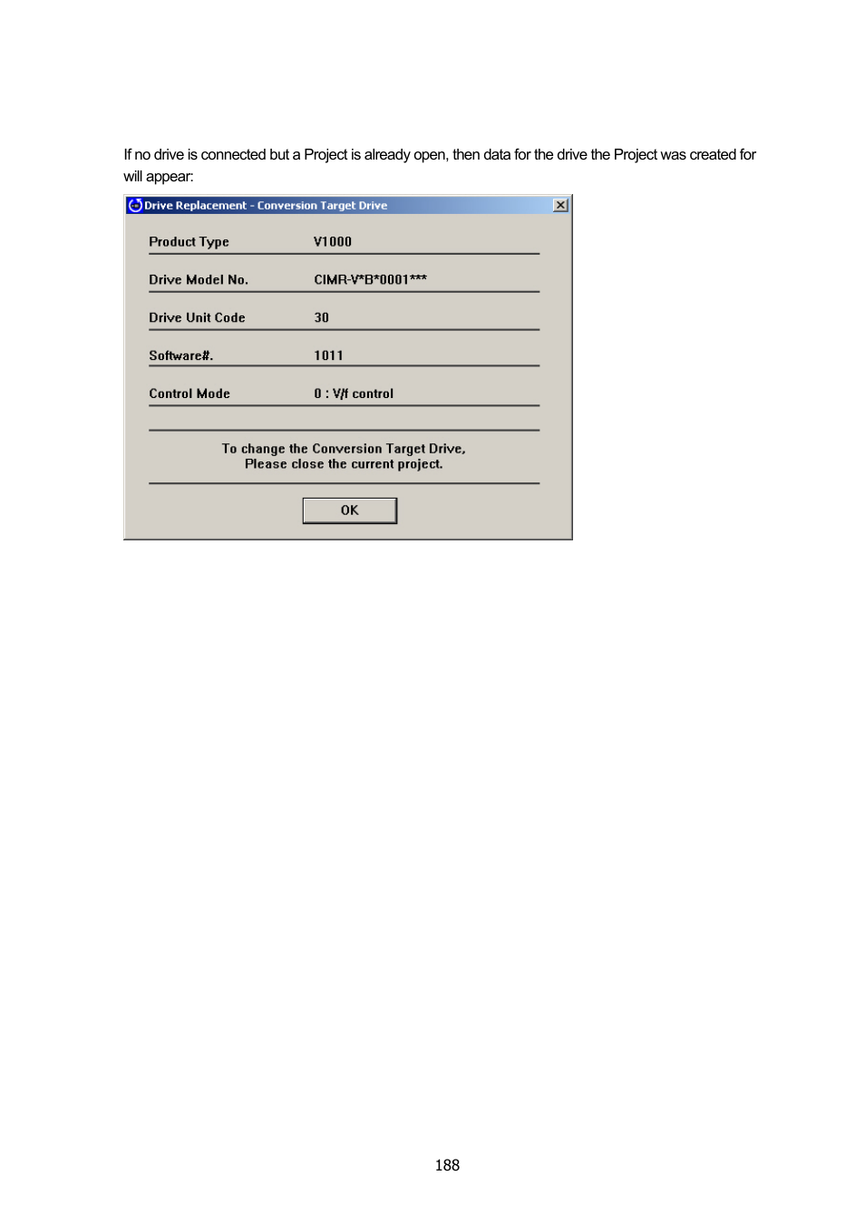 Yaskawa DriveWizard Plus User Manual | Page 188 / 198