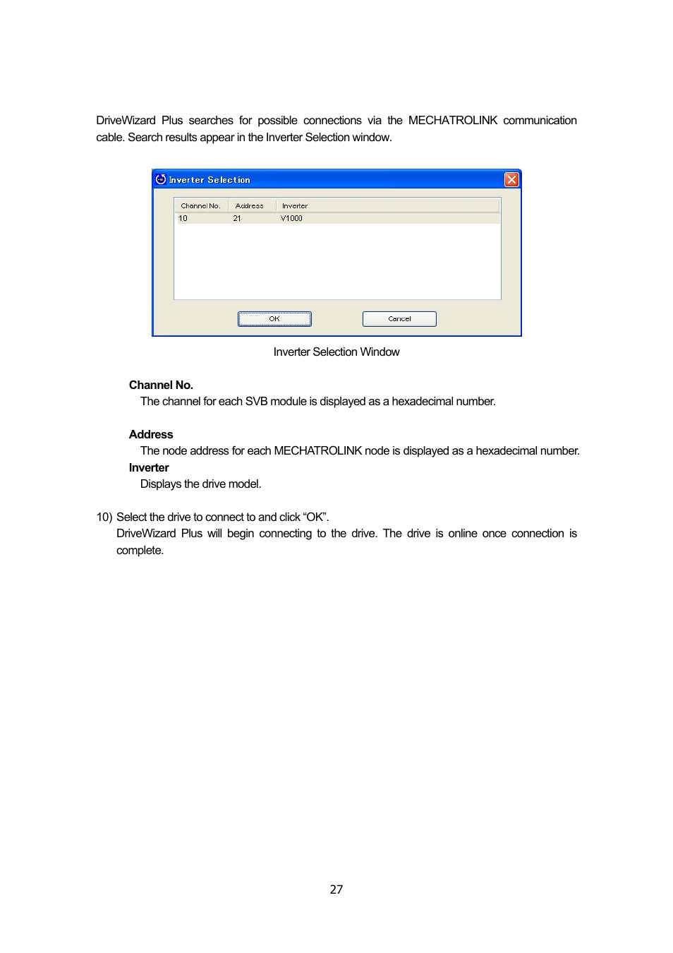 Yaskawa DriveWizard Plus User Manual | Page 27 / 198