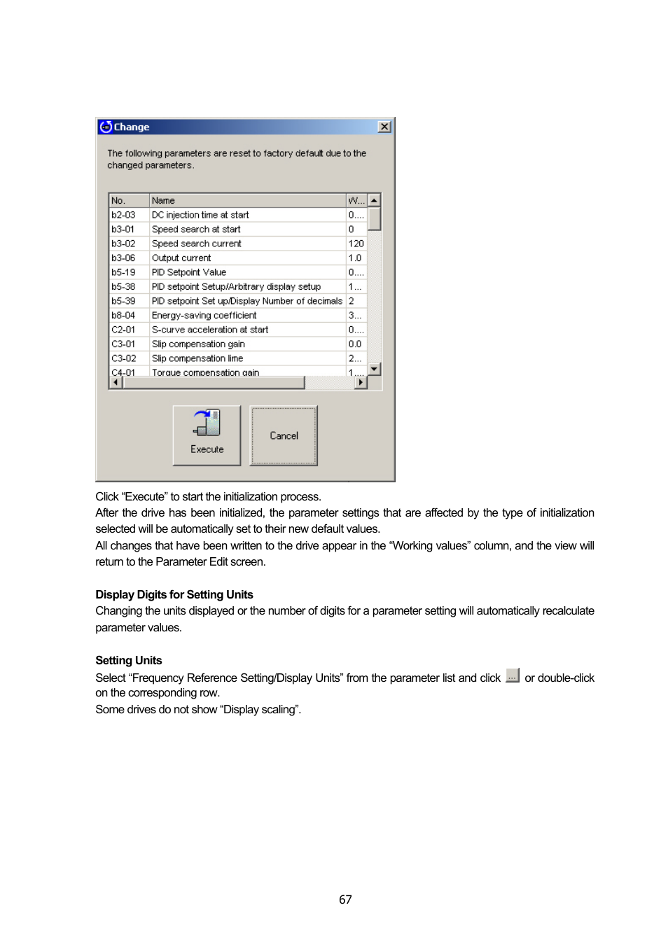 Yaskawa DriveWizard Plus User Manual | Page 67 / 198