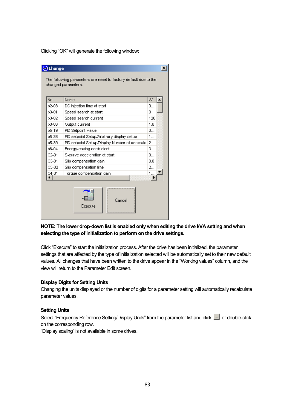 Yaskawa DriveWizard Plus User Manual | Page 83 / 198