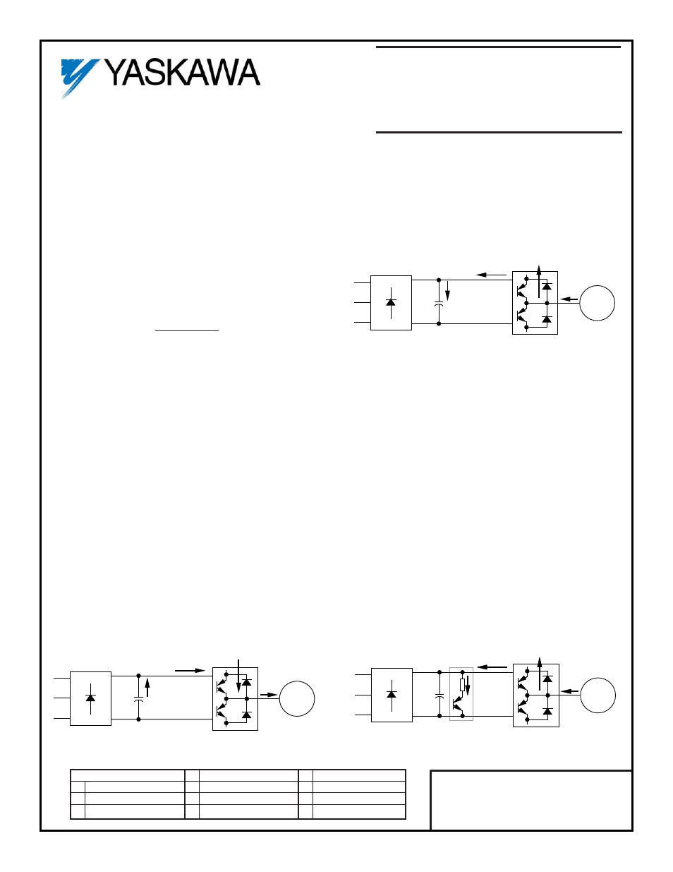 Yaskawa 303 Dynamic Braking User Manual | 6 pages
