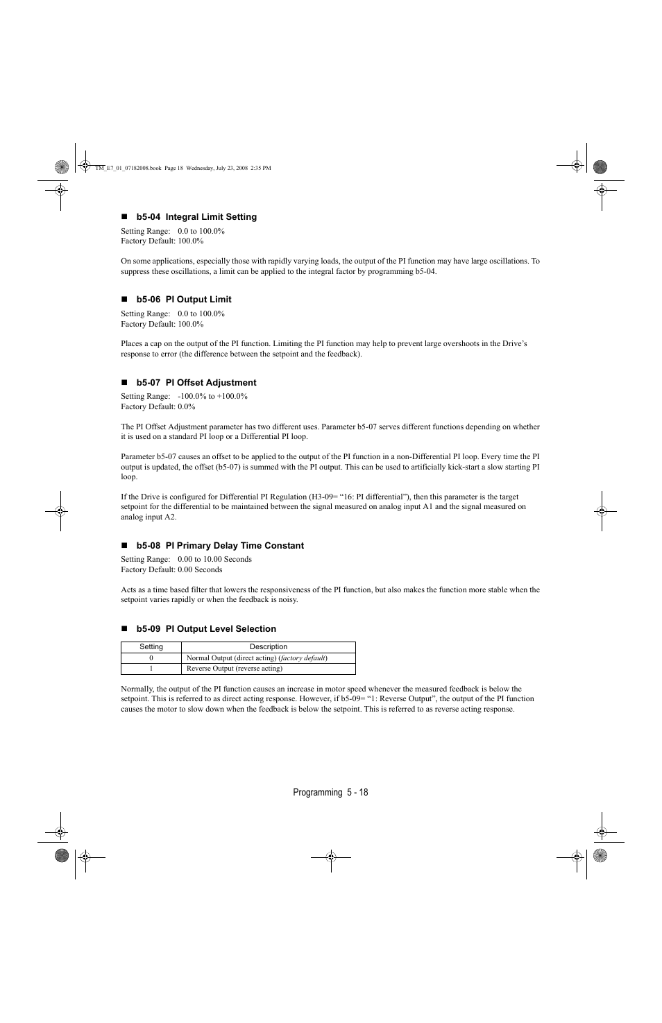 Yaskawa E7 Drive User Manual User Manual | Page 92 / 244