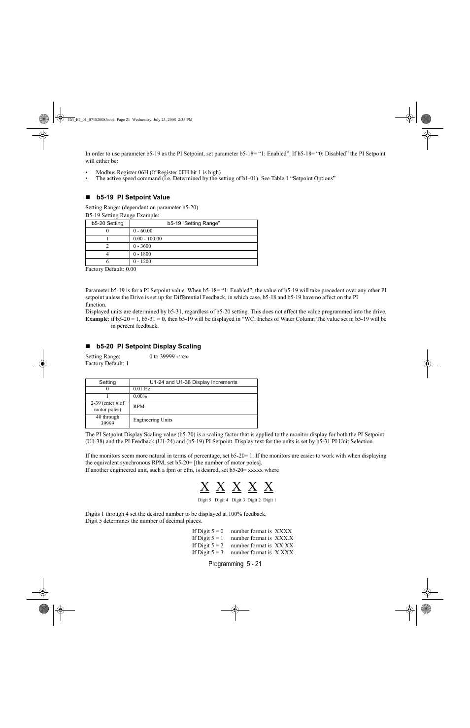 Yaskawa E7 Drive User Manual User Manual | Page 95 / 244
