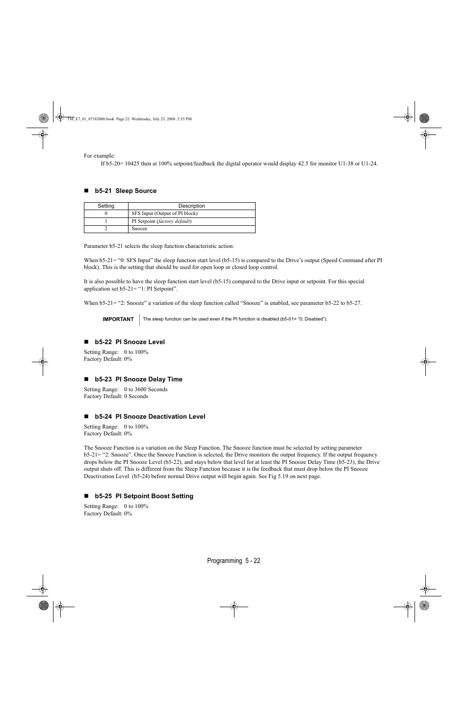 Yaskawa E7 Drive User Manual User Manual | Page 96 / 244