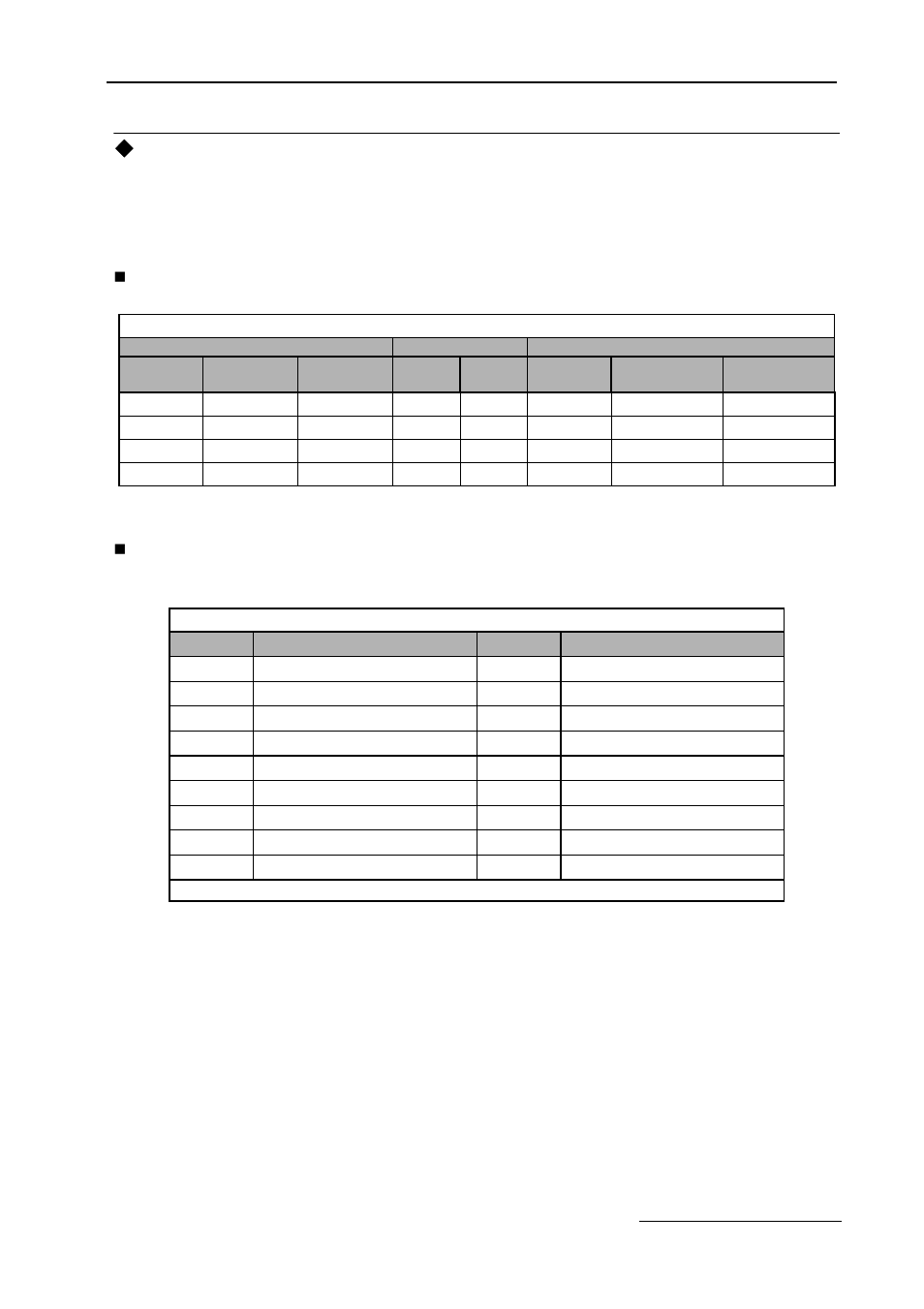 Table 1.6 analog outputs, Table 1.7 analog output proportional variables, Analog outputs | Yaskawa E7B Drive Bypass System User Manual | Page 9 / 50