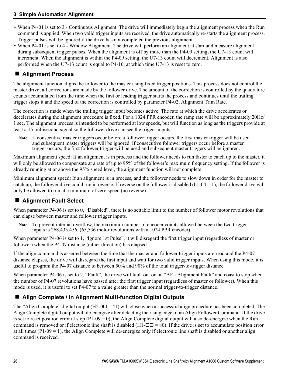 Yaskawa A1000 User Manual | Page 26 / 46