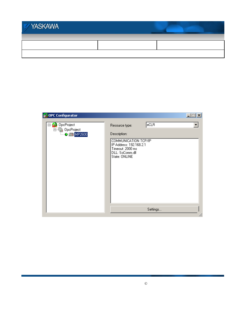 Yaskawa MP2600iec User Manual | Page 27 / 29