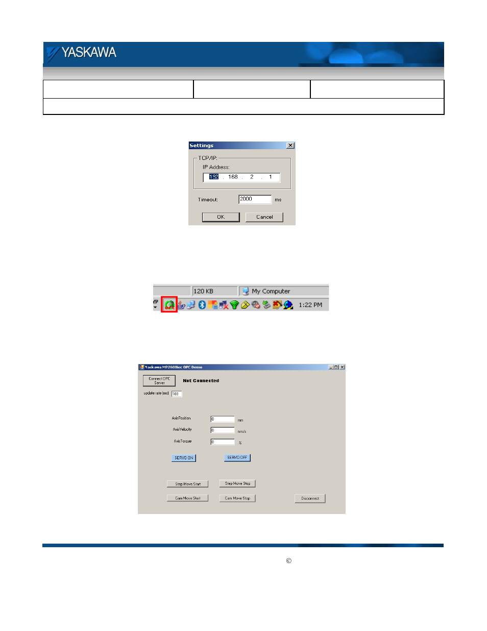 Yaskawa MP2600iec User Manual | Page 28 / 29