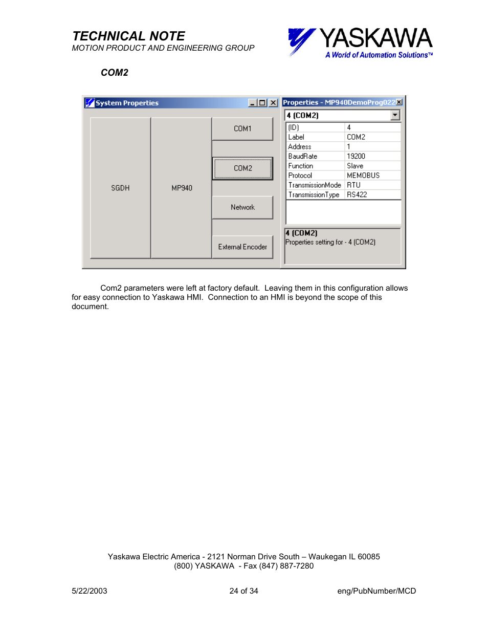 Yaskawa MP940-MW+ User Manual | Page 24 / 34