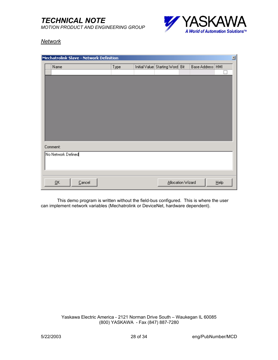 Yaskawa MP940-MW+ User Manual | Page 28 / 34