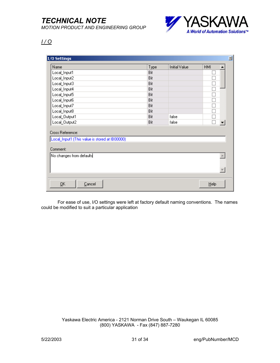 Yaskawa MP940-MW+ User Manual | Page 31 / 34