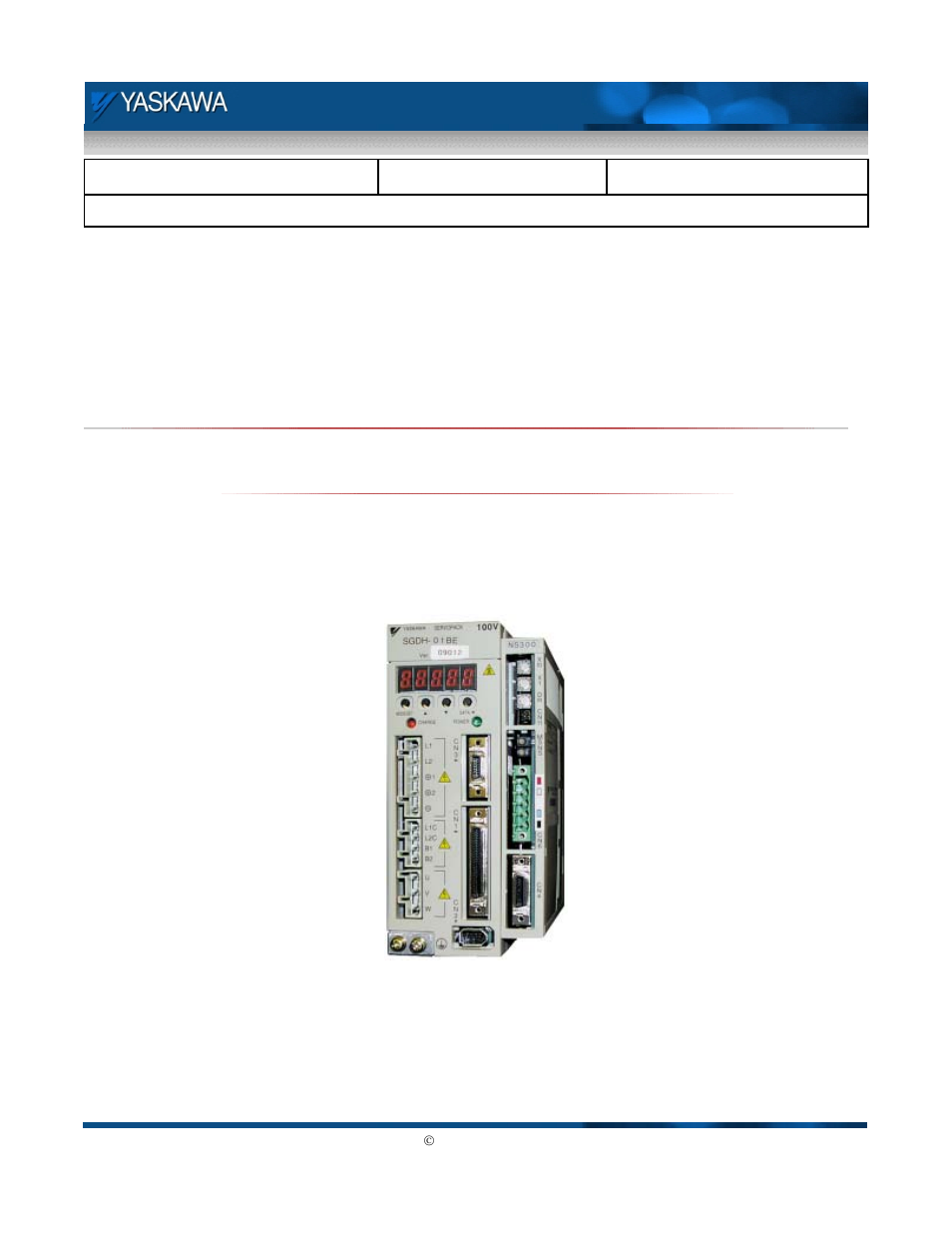 Yaskawa NS300 User Manual | 16 pages