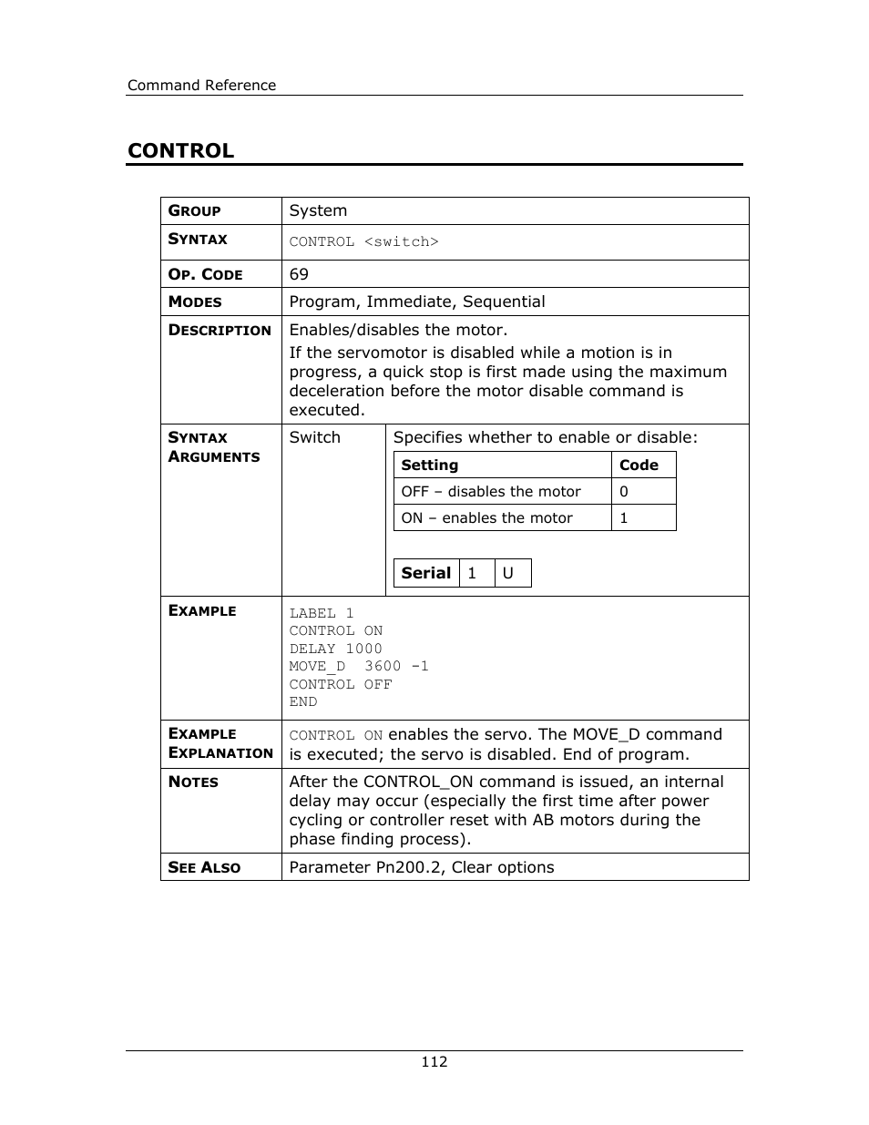 Control | Yaskawa FSP Amplifier FlexWorks User Manual | Page 112 / 258