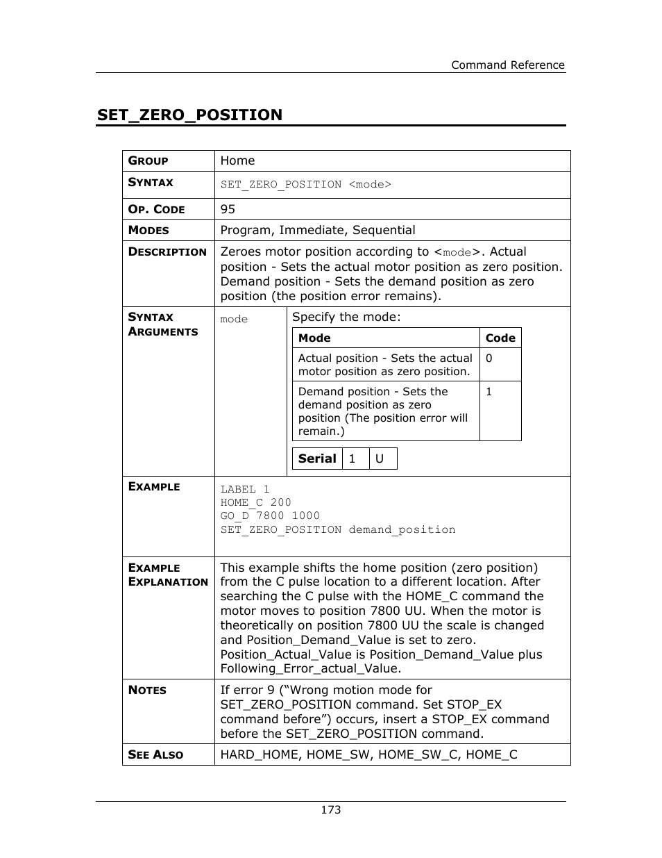 Set_zero_position | Yaskawa FSP Amplifier FlexWorks User Manual | Page 173 / 258