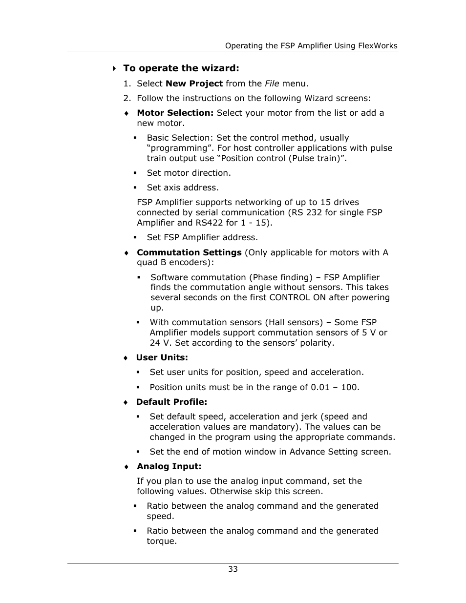 Yaskawa FSP Amplifier FlexWorks User Manual | Page 33 / 258