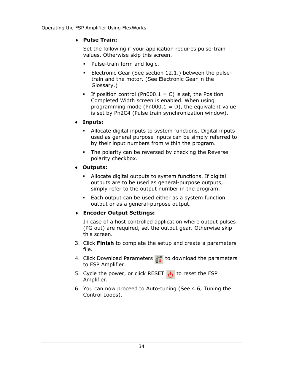 Yaskawa FSP Amplifier FlexWorks User Manual | Page 34 / 258