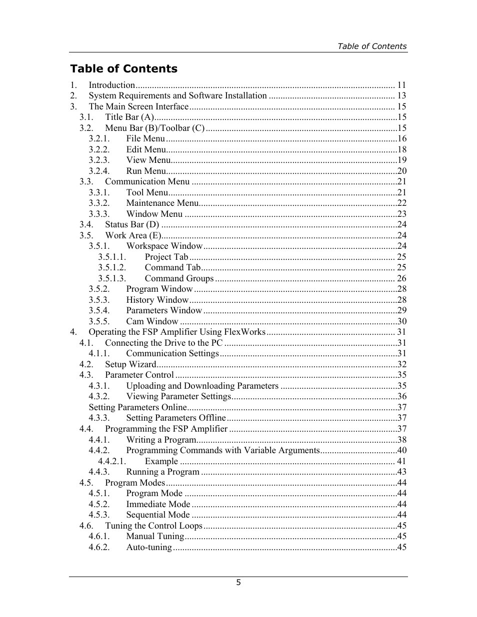 Yaskawa FSP Amplifier FlexWorks User Manual | Page 5 / 258