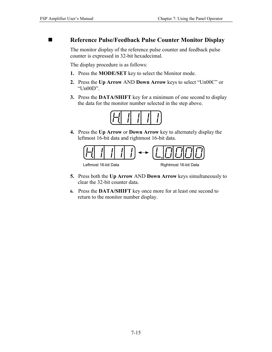 Yaskawa FSP Amplifier User Manual | Page 206 / 366