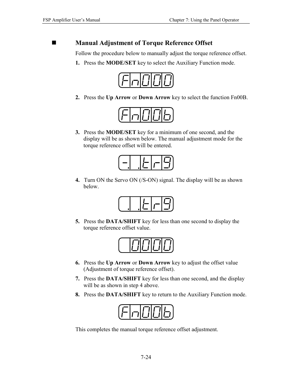Yaskawa FSP Amplifier User Manual | Page 215 / 366