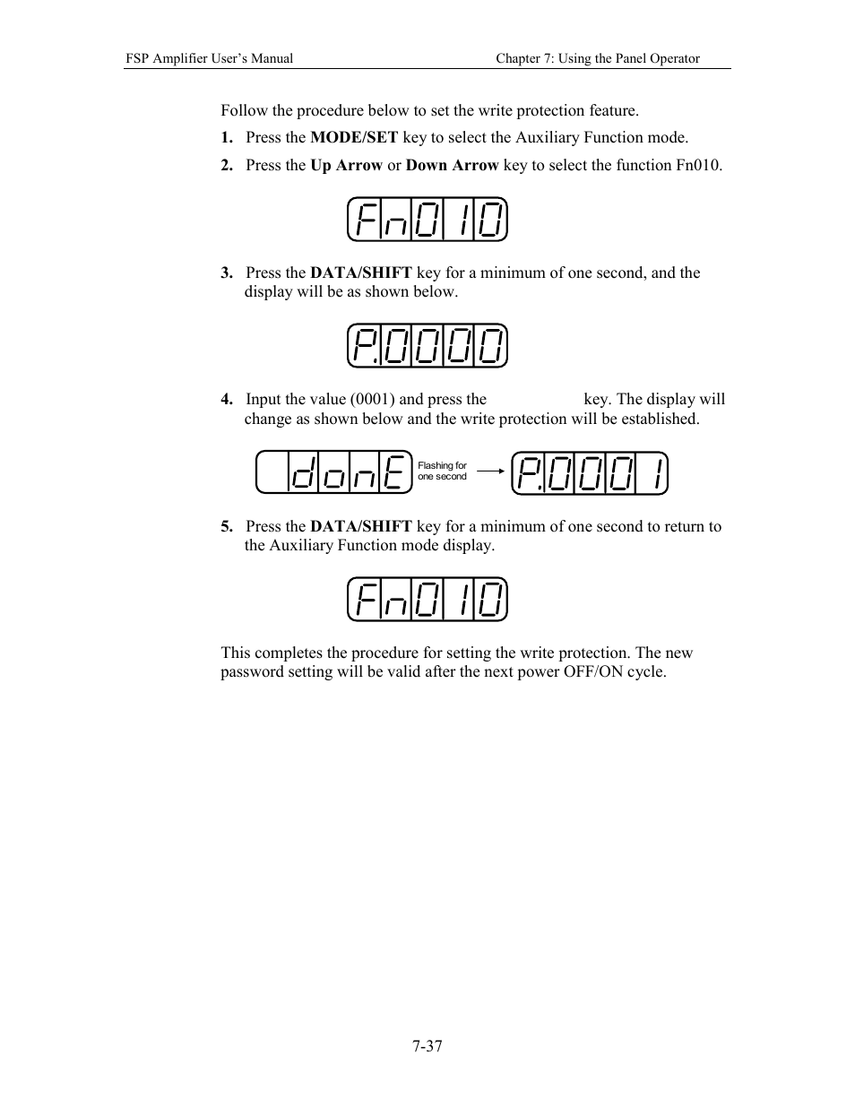 Yaskawa FSP Amplifier User Manual | Page 228 / 366
