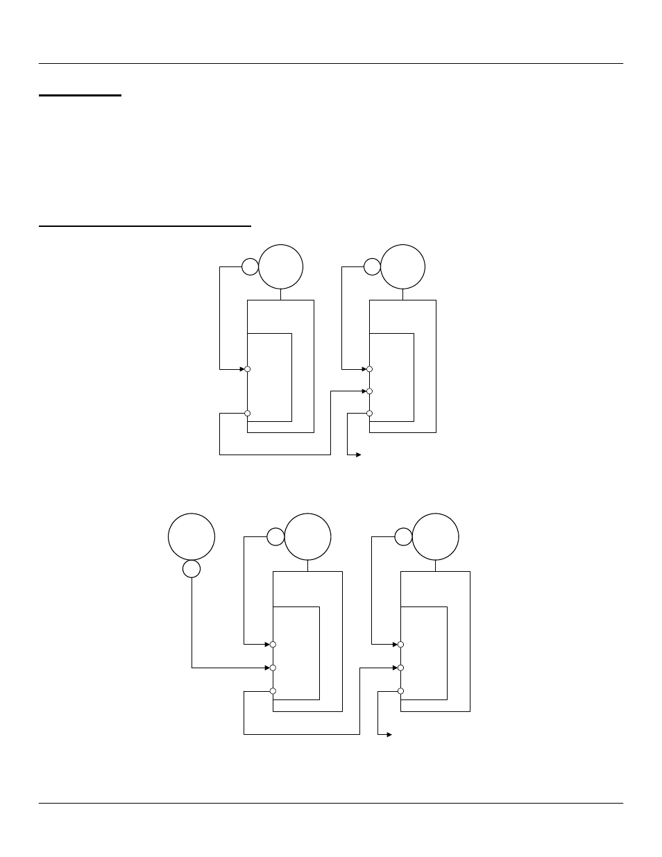 Electronic lineshaft with registration, 0 wiring, 1 encoder wiring examples | Yaskawa G5 Electronic Line Shaft User Manual | Page 2 / 14