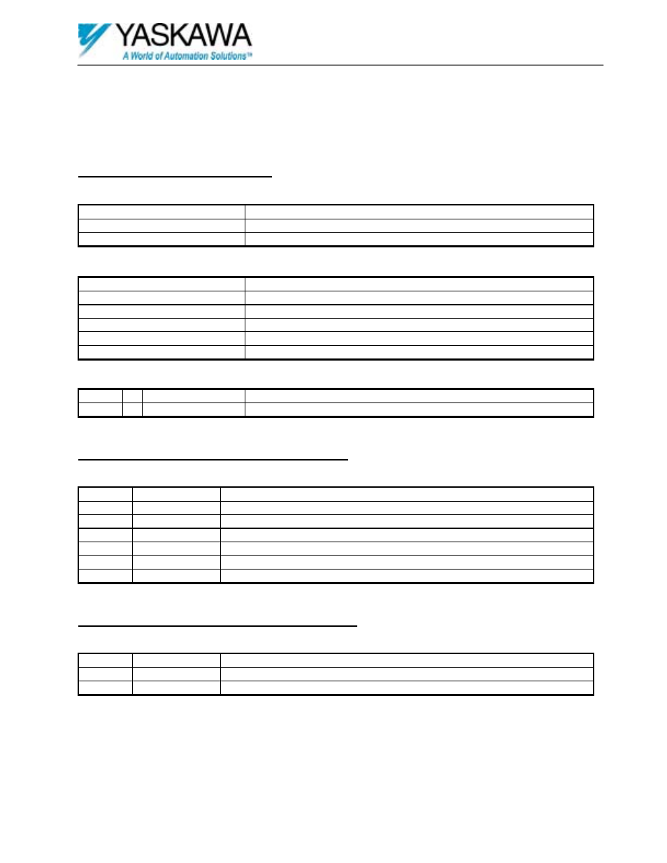 Spindle orientation, New constant default settings, New multi-function digital input settings | New multi-function digital output settings | Yaskawa G5 Spindle Orientation User Manual | Page 7 / 14