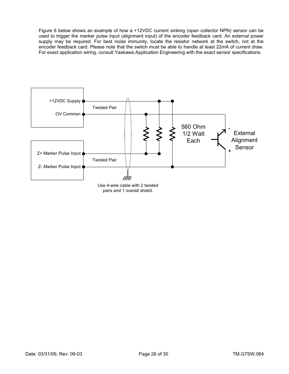 Yaskawa G7 Drive User Manual | Page 26 / 30