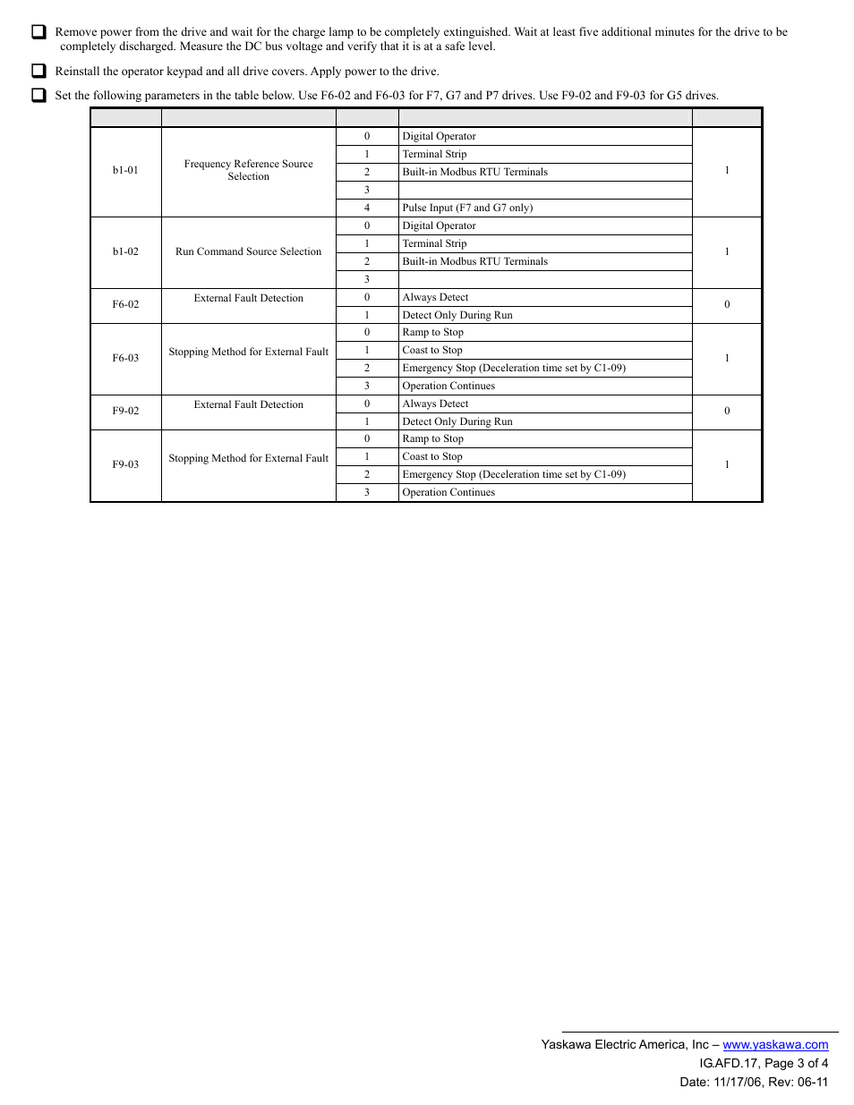 Yaskawa CM071 User Manual | Page 3 / 4