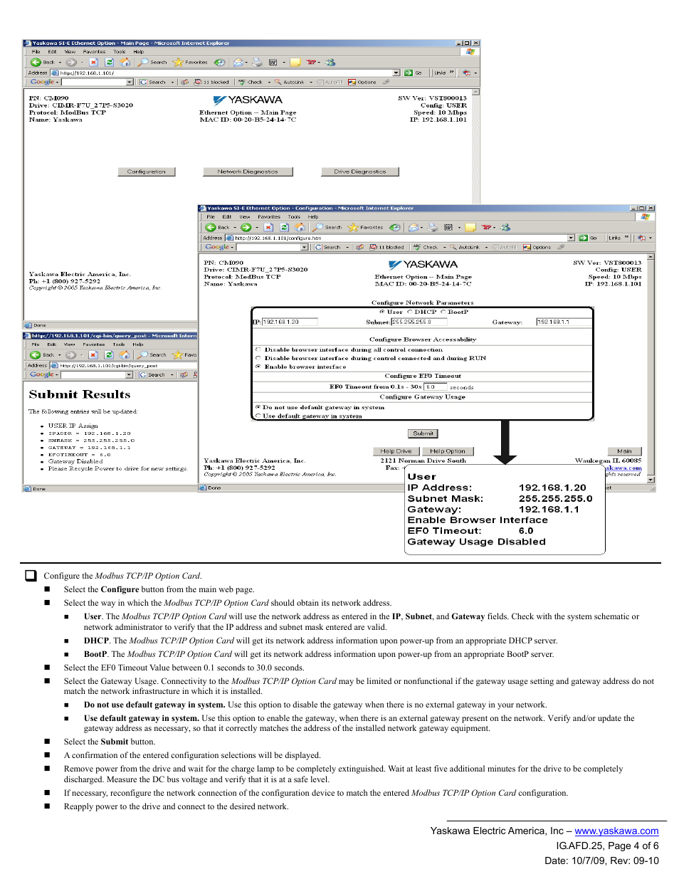 Yaskawa CM090 User Manual | Page 4 / 6