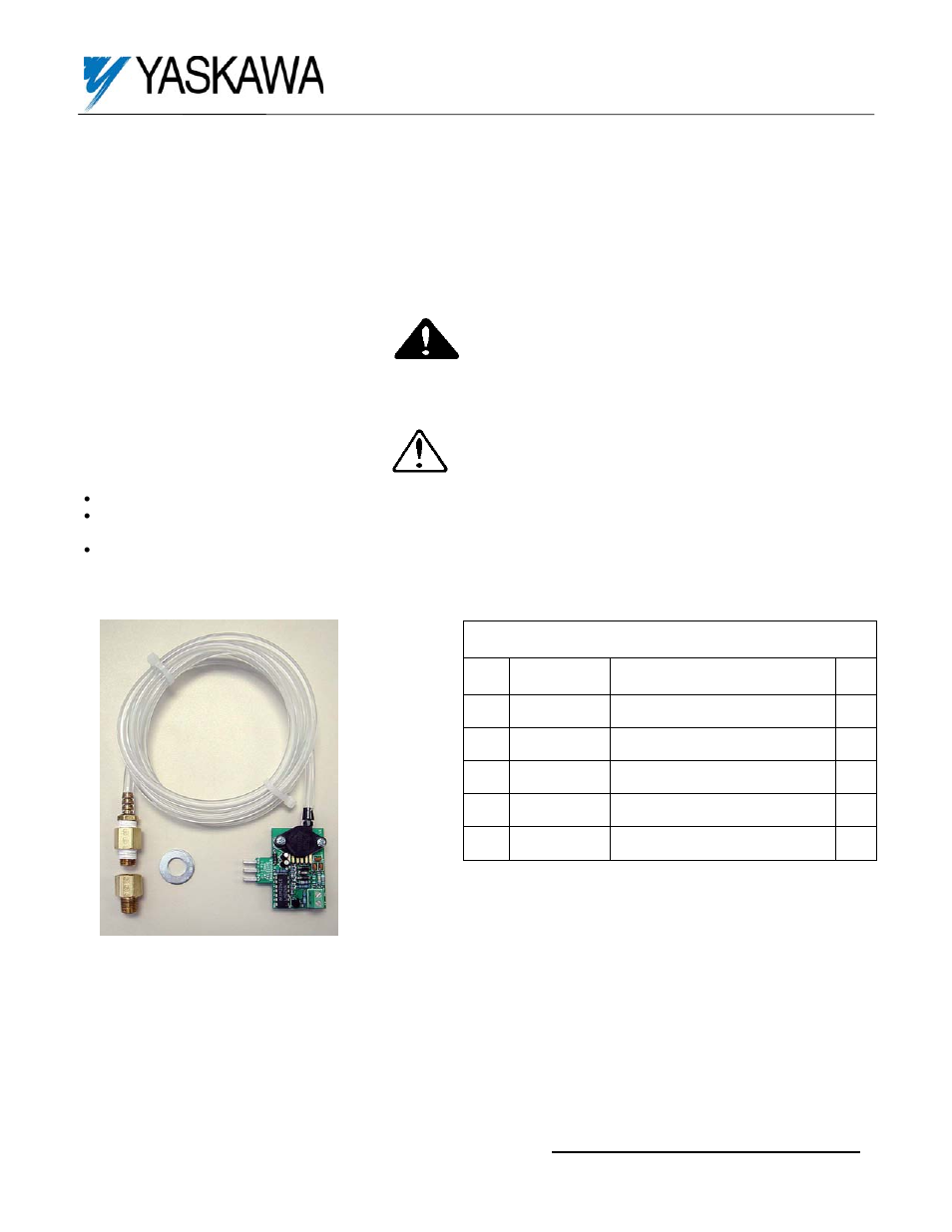 Yaskawa AI-010 User Manual | 5 pages