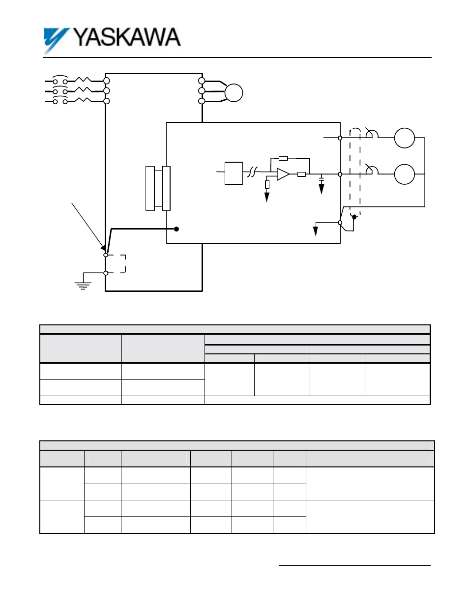 Analog output option card ao-08 or ao-12, Ao-08 or ao-12 card | Yaskawa AO-08 User Manual | Page 2 / 4