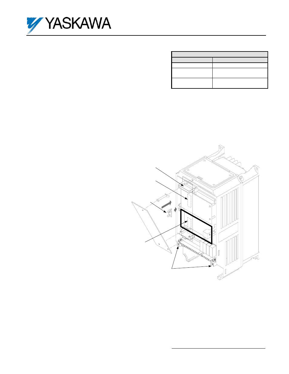 Yaskawa AO-001 User Manual | 5 pages