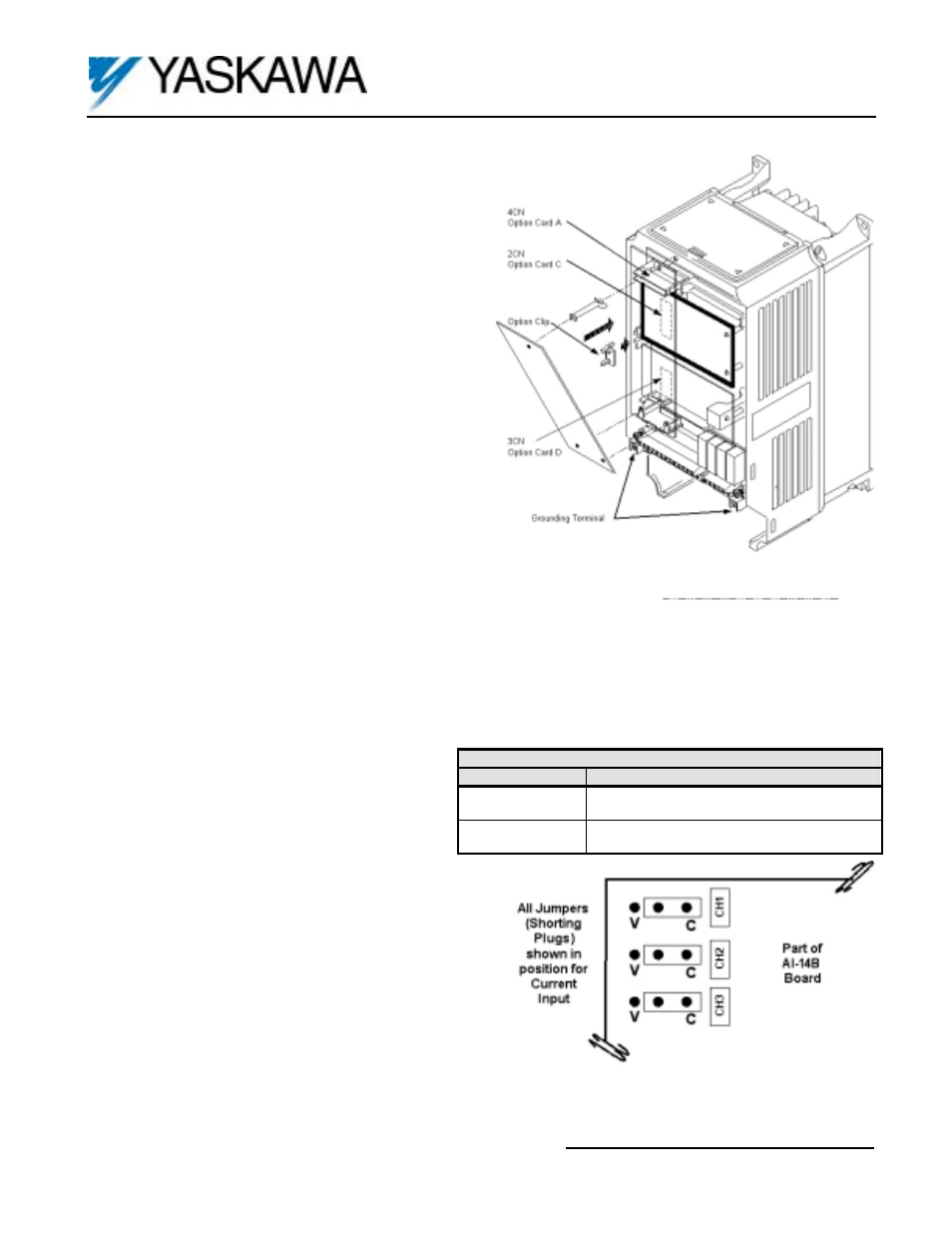 Yaskawa AI-14B User Manual | 4 pages