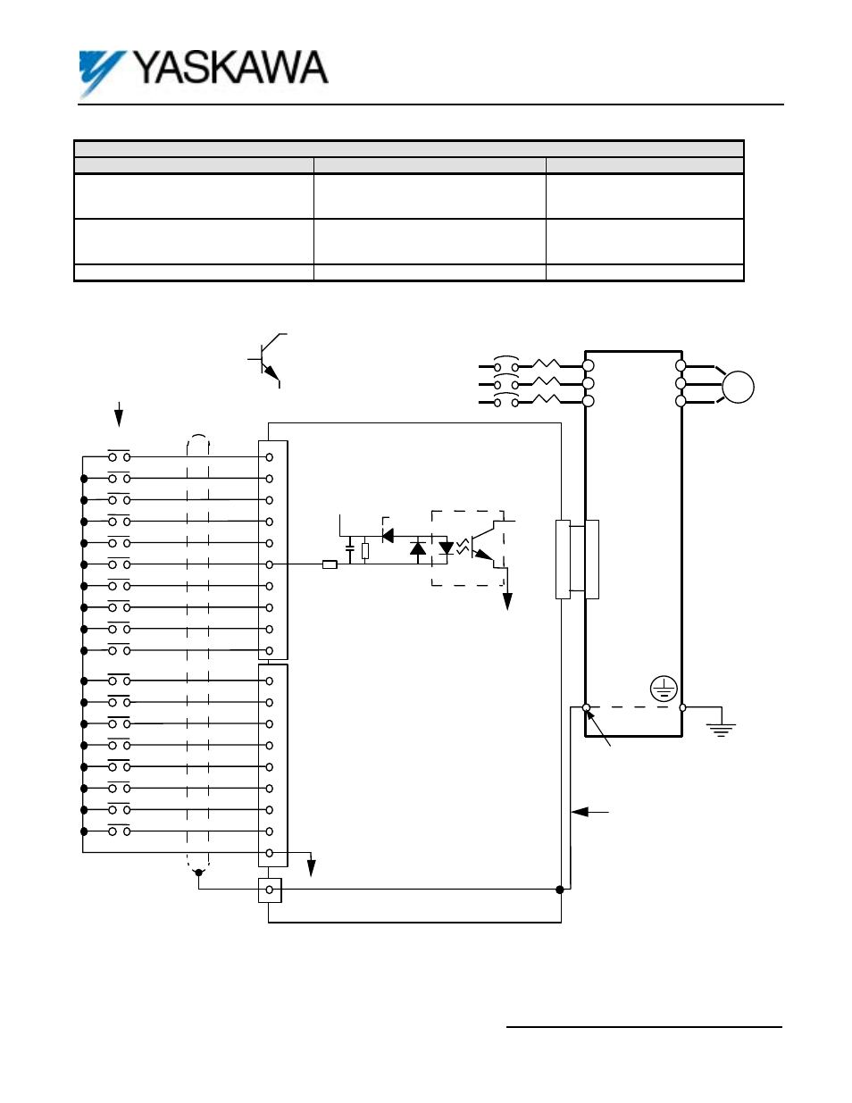 Digital input option card di-16h2 | Yaskawa DI-16H2 User Manual | Page 3 / 4