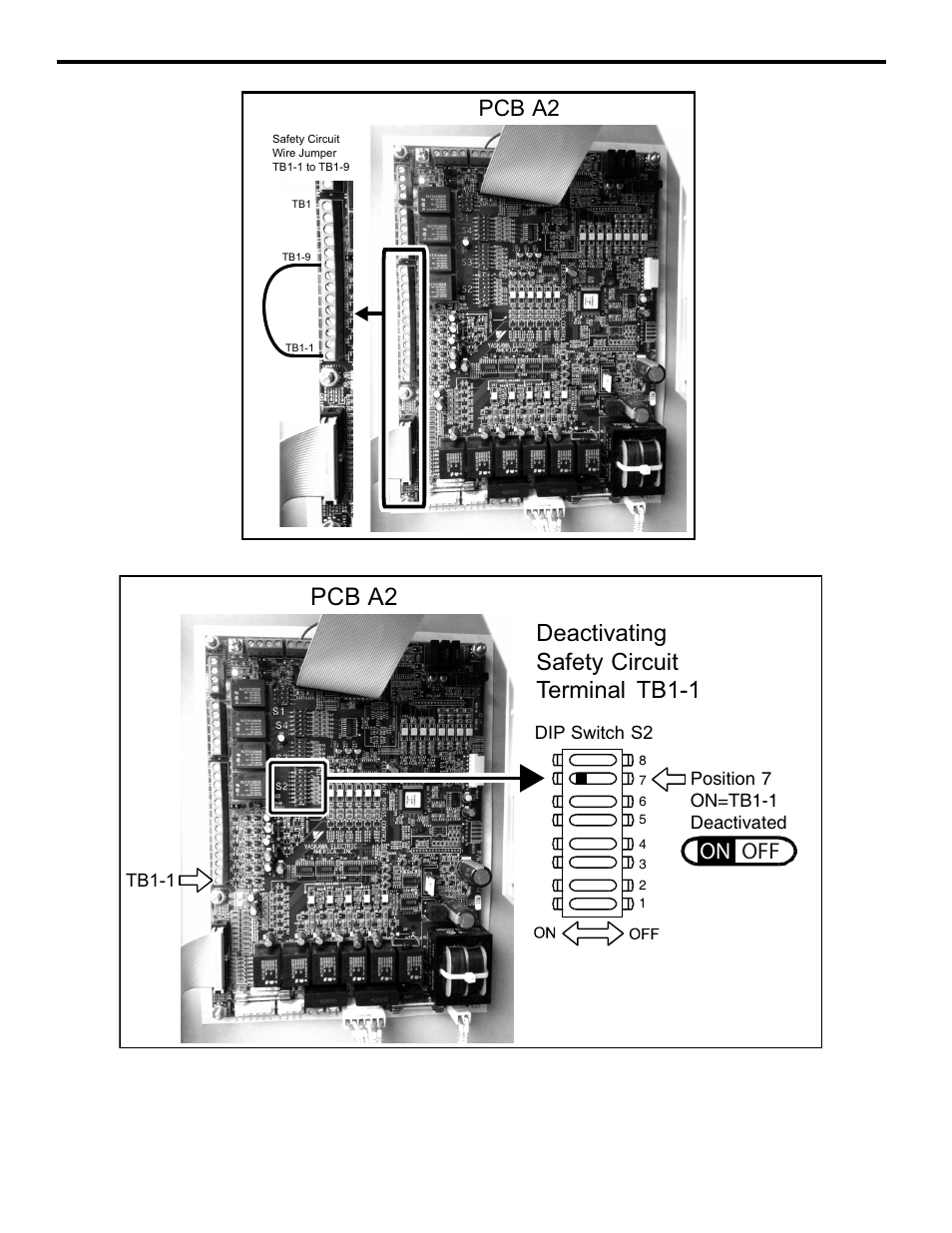 Figure 3, Figure 4, Hdfwlydwlqj 6dihw\ &lufxlw 7huplqdo 7 | 2qukvkqp  106$ &gcevkxcvgf, 3 6zlwfk 6 | Yaskawa AC Drive-E7 User Manual | Page 5 / 10
