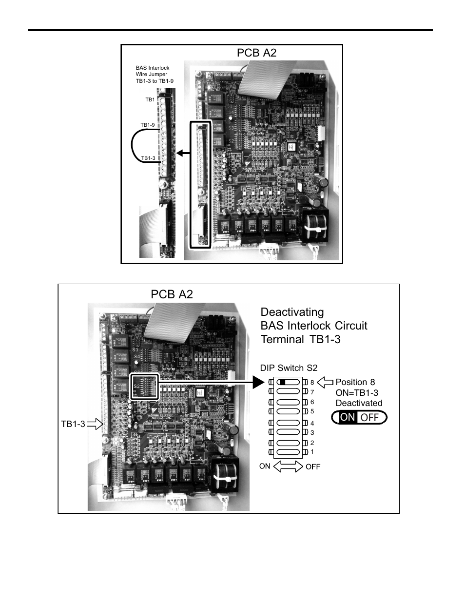 Figure 7, Figure 8, Hdfwlydwlqj %$6 ,qwhuorfn &lufxlw 7huplqdo 7 | 2qukvkqp  106$ &gcevkxcvgf, 3 6zlwfk 6 | Yaskawa AC Drive-E7 User Manual | Page 7 / 10