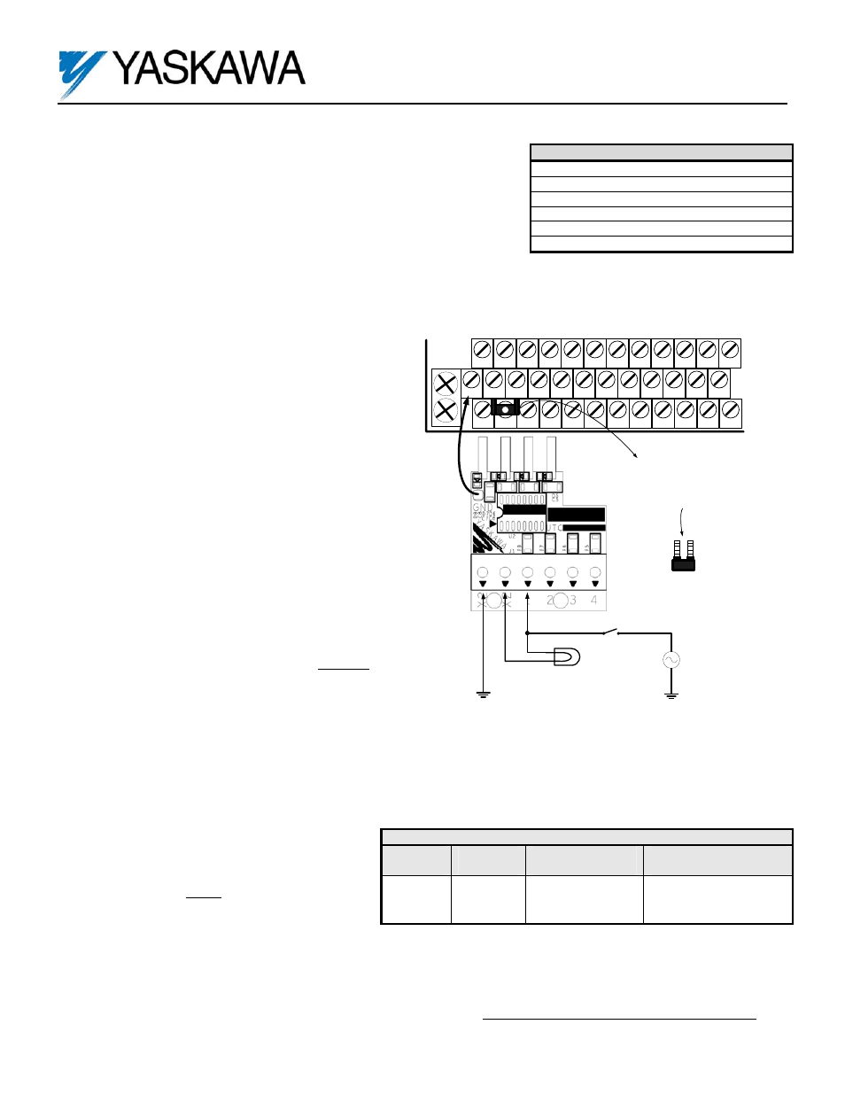 Yaskawa DI-003 User Manual | 3 pages